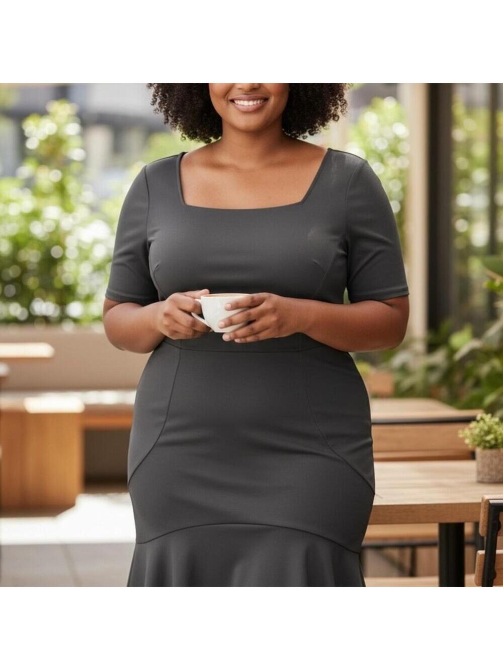 Lane Bryant Black Dress